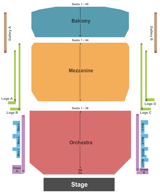 Devos Performance Hall Grand Rapids Seating Chart Printable